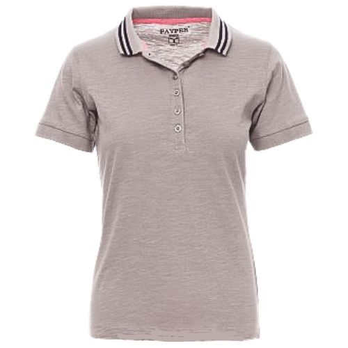 MAJICA POLO PAYPER NAUTIC LADY LIGHT GREY/BLACK L