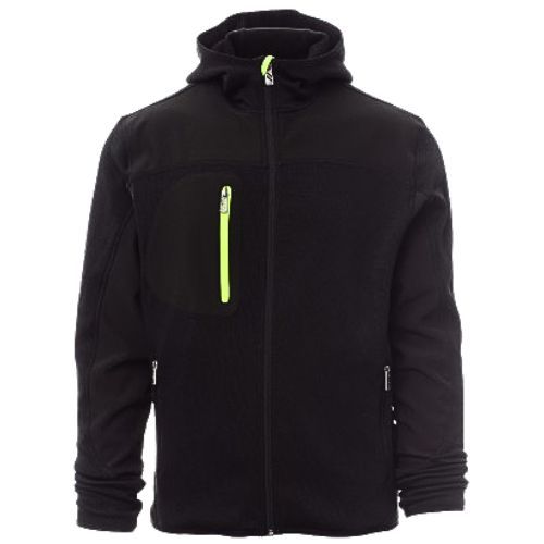 SOFTSHELL PAYPER TRIP KNITTED BLACK M