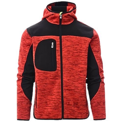 SOFTSHELL PAYPER TRIP KNITTED RED XL