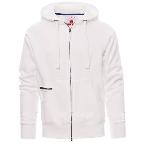HOODIE FZ PAYPER DALLAS+ WHITE L