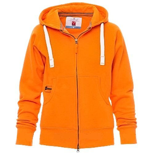HOODIE FZ PAYPER DALLAS+ ORANGE LADY L
