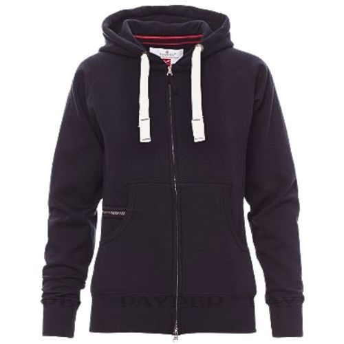 HOODIE FZ PAYPER DALLAS+ NAVY LADY M