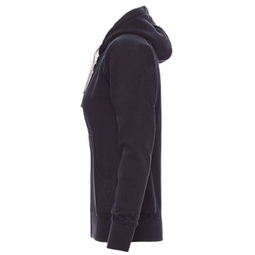HOODIE FZ PAYPER DALLAS+ NAVY LADY M