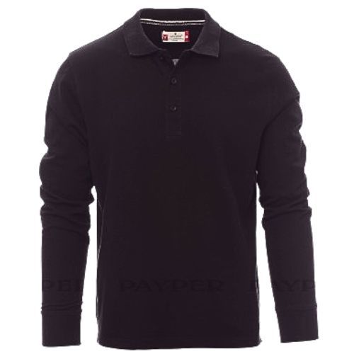 MAJICA POLO LS PAYPER FLORENCE BLACK 5XL