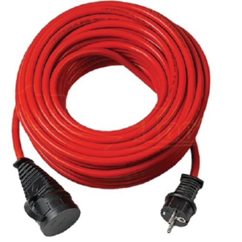 KABEL PRODUŽNI 20M 3X1,5MM2 VV CRVENI