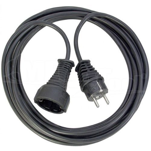 KABEL PRODUŽNI 2M 3X1,5MM2 VV CRNI