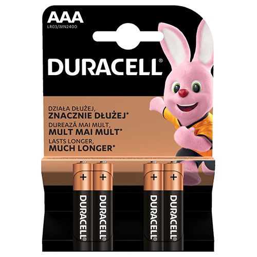 DURACELL BLISTER BASIC AAA K4 4/1