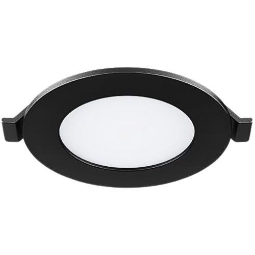 PANEL LED 4W 280LM OKRUGLI CRNI