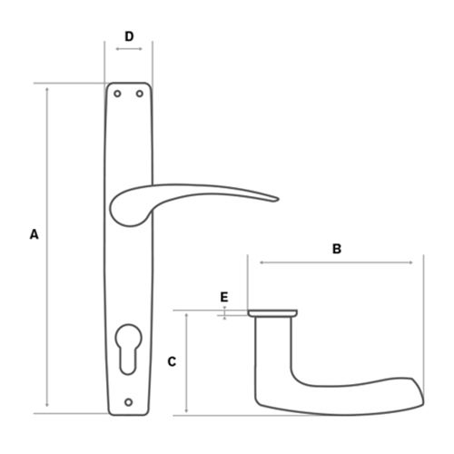 KVAKA EUROPA F2 ŠTIT CILINDAR