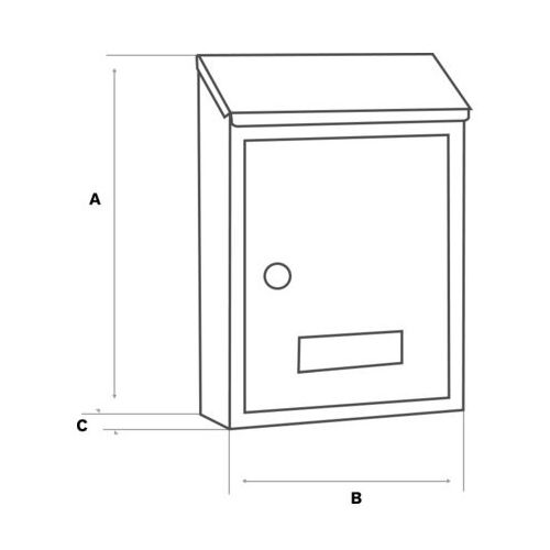 ORMARIĆ POŠTANSKI TX0080 CRNI