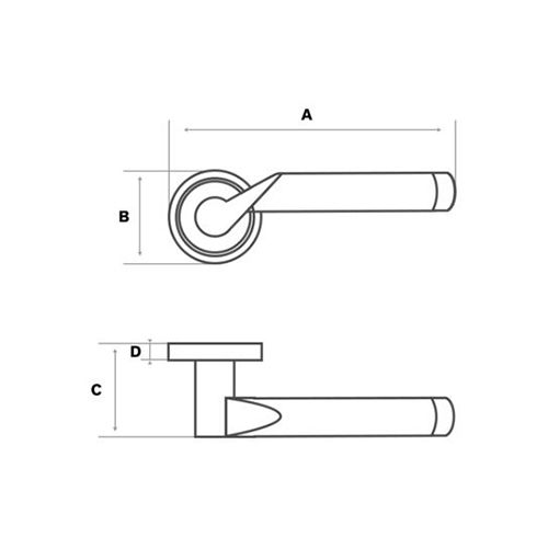 KVAKA BI-COLOR III NI/CR ROZETA KLJUČ