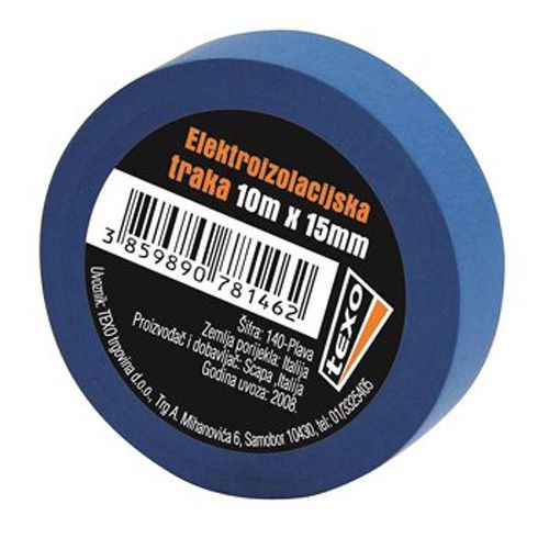IZOLIR TRAKA PLAVA 15MMX10M
