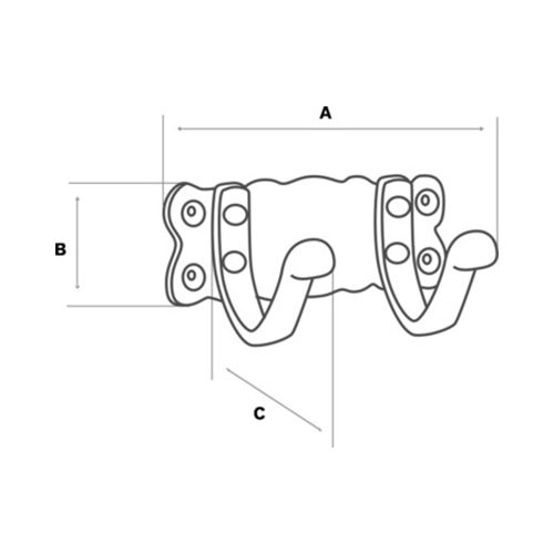 VJEŠALICA KOVANA BDH-009 2/1
