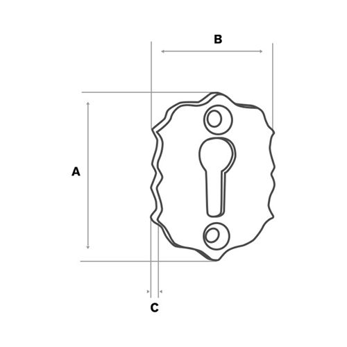 ŠTIT STILSKI KOVANI  BKE-001