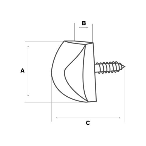 ZAKOVICA KOVANA BDS-001 S VIJKOM