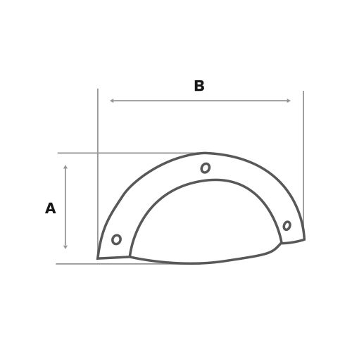 RUČKA KOVANA BBP-006 ŠKOLJKA
