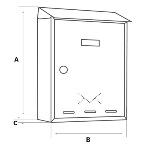 ORMARIĆ POŠTANSKI ART.3100S/2 ELIOS MAT INOX