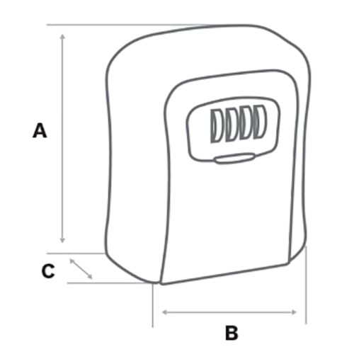 SEF ZA KLJUČEVE K115 PLAVI