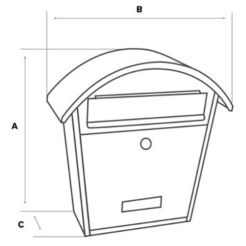 ORMARIĆ POŠTANSKI TX0092 CRNI