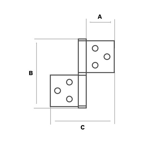 ŠARNIR JNF 105X50 INOX IN.05.010