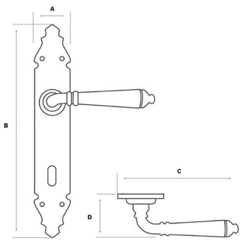 KVAKA KOVANA SIMPLE CRNA ŠTIT CILINDAR