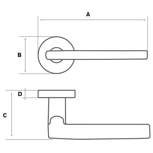 KVAKA ICE INOX OKRUGLA ROZETA WC