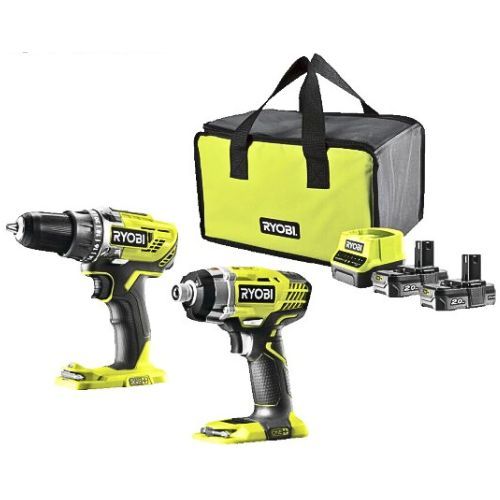 RYOBI R18DDID-220S SET ALATA (R18DD3,R18ID3,2X2AH)