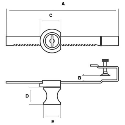 BRAVICA ZA KLIZNA ST.VRATA