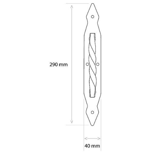 RUČKA CRNA DMX UZR130-79972