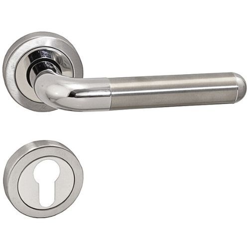 KVAKA BI-COLOR V NI/CR ROZETA CILINDAR