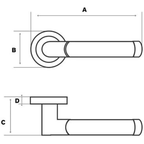 KVAKA BI-COLOR II NI/CR ROZETA WC