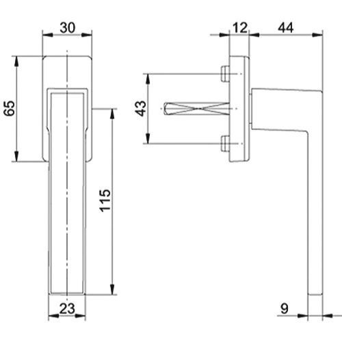 POLUOLIVA FKS DK 1033 7/37 BIJELA