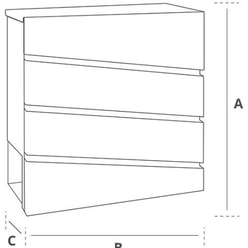 ORMARIĆ POŠTANSKI TOKYO ANTRACIT