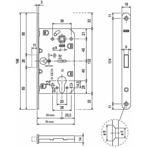 BRAVA AGB MAGNETNA 2XT CILINDAR NI