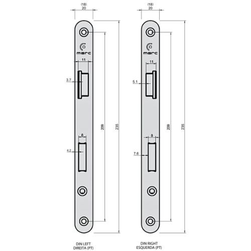 BRAVA MARC INOX PZ72 E55MM DESNA