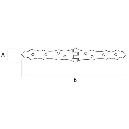 SPOJNICA UKRASNA CRNA DMX 200X34X2,0  7945312