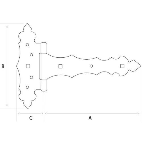 SPOJNICA UKRASNA CRNA DMX 200X50X170X2,5  7945052