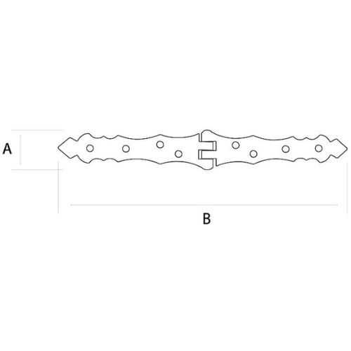 SPOJNICA UKRASNA CRNA DMX 150X34X2,0-7945302