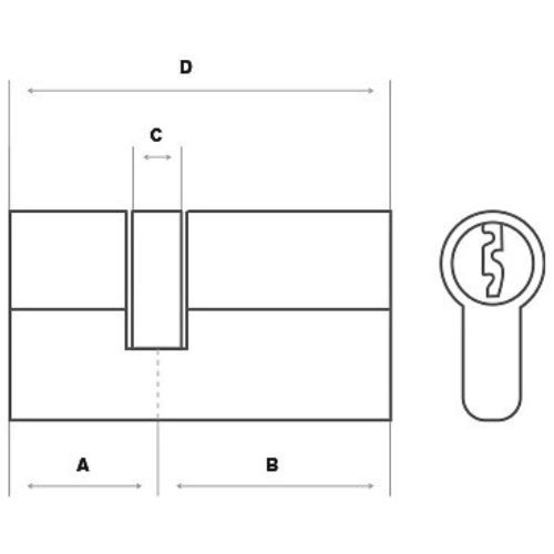 CILINDAR K1 CVG 30/30 NI