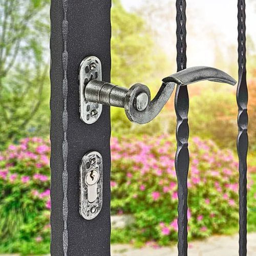 KVAKA KOVANA RIONA OVALNA ROZETA CILINDAR SREBRNA