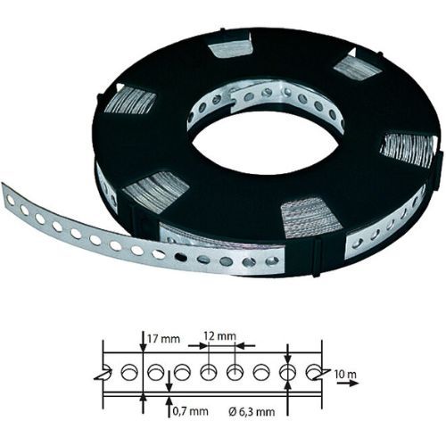 TRAKA PERFORIRANA POCINČANA 17 10M