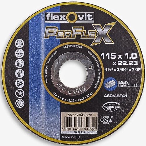 REZNA PLOČA FLEXOVIT PERFLEX INOX 230X1.9