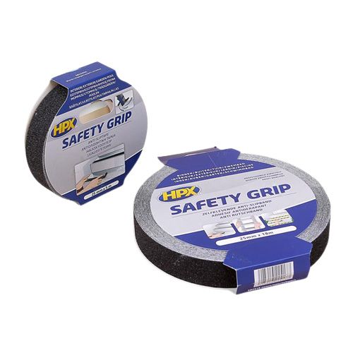 TRAKA PROTUKLIZNA CRNA 25MMX5M