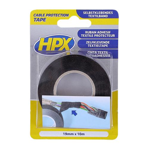 TRAKA ZA ZAŠTITU KABLOVA CRNA 19MMX10M