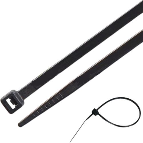 STEGA PVC CRNA 365X7,8 (100KOM)