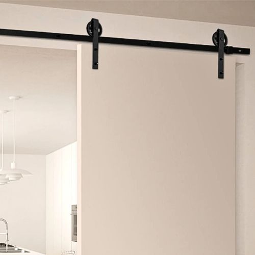 OKOV ZA VISEĆA KLIZNA JEDNOKRILNA VRATA CRNI