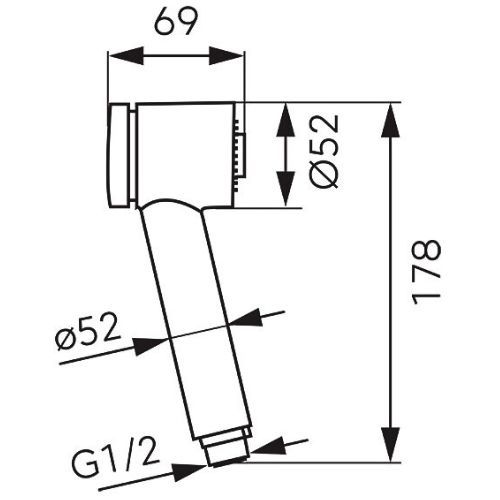 TUŠ RUČICA ZA SUDOPERSKU MJEŠALICU FERRO