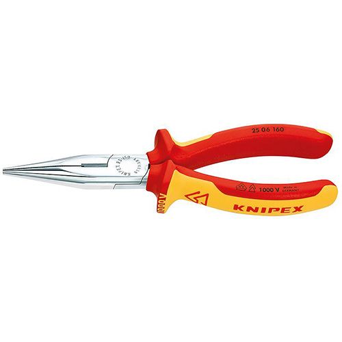 KNIPEX KLIJEŠTA POLUOKRUGLA ŠPIC 160MM 1000V