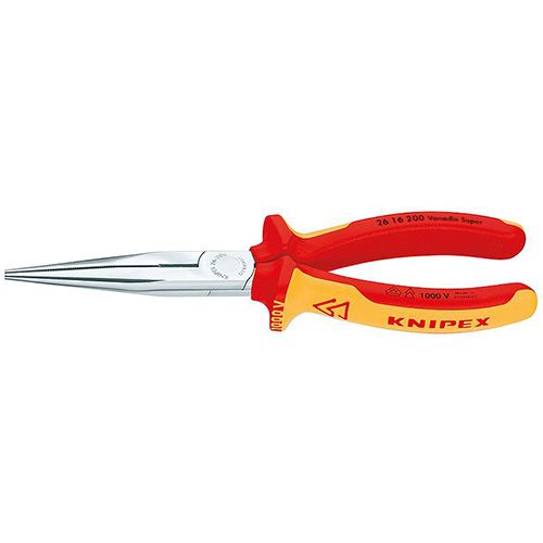 KNIPEX KLIJEŠTA POLUOKRUGLA ŠPIC RAVNA 200MM 1000V