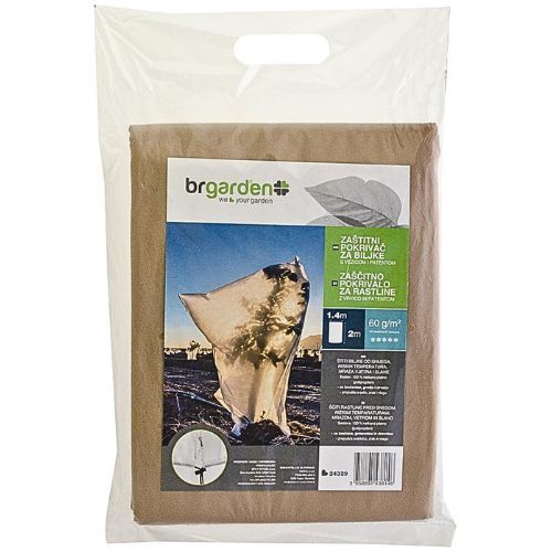 POKRIVAČ ZA BILJKE 60 G/M2 BEŽ S VEZICOM+PATENT 2X2.4M